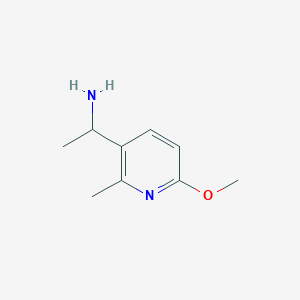 1-(6-Methoxy-2-methylpyridin-3-yl)ethanamine