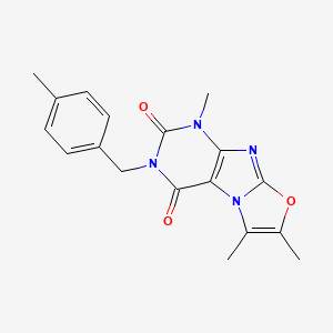 1,6,7-trimethyl-3-(4-methylbenzyl)oxazolo[2,3-f]purine-2,4(1H,3H)-dione