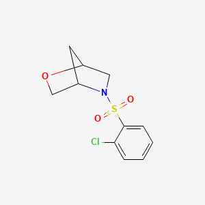 5-((2-Chlorophenyl)sulfonyl)-2-oxa-5-azabicyclo[2.2.1]heptane