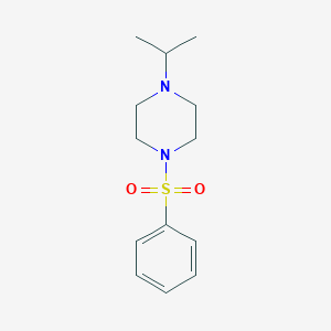 molecular formula C13H20N2O2S B249114 1-(benzenesulfonyl)-4-propan-2-ylpiperazine 