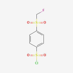 B2491157 4-(Fluoromethylsulfonyl)benzenesulfonyl chloride CAS No. 1784992-02-4