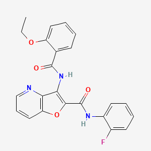 3-(2-ethoxybenzamido)-N-(2-fluorophenyl)furo[3,2-b]pyridine-2-carboxamide