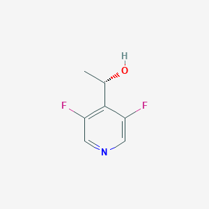 molecular formula C7H7F2NO B2491512 (1S)-1-(3,5-Difluoropyridin-4-yl)ethanol CAS No. 2165996-89-2