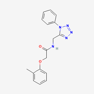 N-((1-phenyl-1H-tetrazol-5-yl)methyl)-2-(o-tolyloxy)acetamide