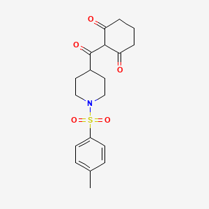 2-({1-[(4-Methylphenyl)sulfonyl]-4-piperidinyl}carbonyl)-1,3-cyclohexanedione