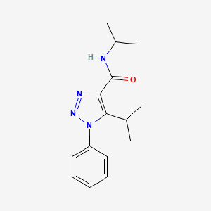 1-phenyl-N,5-di(propan-2-yl)-1H-1,2,3-triazole-4-carboxamide