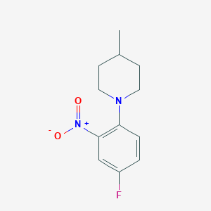 1-(4-Fluoro-2-nitrophenyl)-4-methylpiperidine