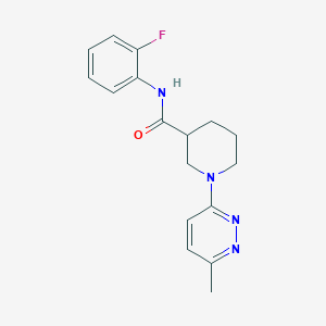 N-(2-fluorophenyl)-1-(6-methylpyridazin-3-yl)piperidine-3-carboxamide