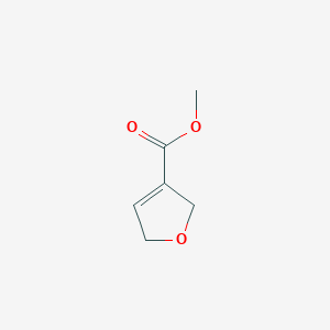 molecular formula C6H8O3 B2491621 Methyl 2,5-dihydrofuran-3-carboxylate CAS No. 288839-18-9