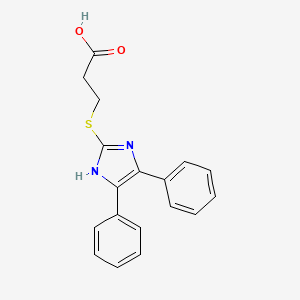 3-[(4,5-Diphenyl-1H-imidazol-2-yl)thio]-propanoic acid