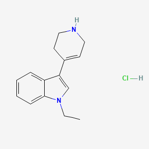 1-ethyl-3-(1,2,3,6-tetrahydropyridin-4-yl)-1H-indole hydrochloride