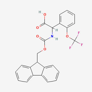 2-{[(9H-fluoren-9-ylmethoxy)carbonyl]amino}-2-[2-(trifluoromethoxy)phenyl]acetic acid
