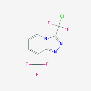 3-[Chloro(difluoro)methyl]-8-(trifluoromethyl)[1,2,4]triazolo[4,3-a]pyridine