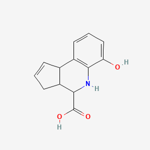 6-Hydroxy-3a,4,5,9b-tetrahydro-3H-cyclopenta[c]quinoline-4-carboxylic acid