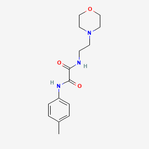 molecular formula C15H21N3O3 B2491776 N'-(4-methylphenyl)-N-[2-(morpholin-4-yl)ethyl]ethanediamide CAS No. 425626-48-8