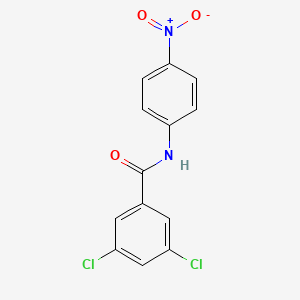 molecular formula C13H8Cl2N2O3 B2491819 3,5-dichloro-N-(4-nitrophenyl)benzamide CAS No. 128915-32-2