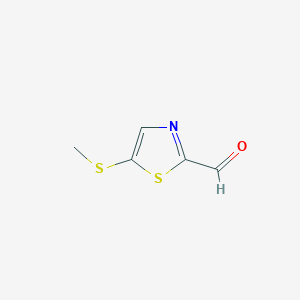 B2491843 5-(Methylsulfanyl)-1,3-thiazole-2-carbaldehyde CAS No. 2060059-88-1