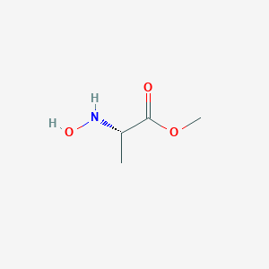 molecular formula C4H9NO3 B024920 Methyl (2S)-2-(hydroxyamino)propanoate CAS No. 104739-54-0