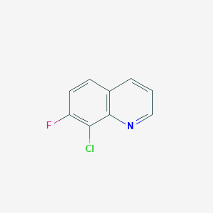 molecular formula C9H5ClFN B2492058 8-Chloro-7-fluoroquinoline CAS No. 1909305-92-5