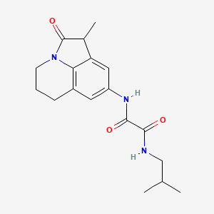 N1-isobutyl-N2-(1-methyl-2-oxo-2,4,5,6-tetrahydro-1H-pyrrolo[3,2,1-ij]quinolin-8-yl)oxalamide