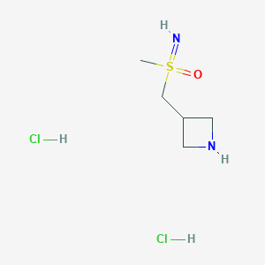 Azetidin-3-ylmethyl-imino-methyl-oxo-lambda6-sulfane;dihydrochloride
