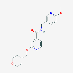 N-((6-methoxypyridin-3-yl)methyl)-2-((tetrahydro-2H-pyran-4-yl)methoxy)isonicotinamide