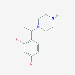 1-[1-(2,4-Difluorophenyl)ethyl]piperazine