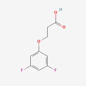 molecular formula C9H8F2O3 B2492141 3-(3,5-Difluorophenoxy)propanoic acid CAS No. 844648-19-7
