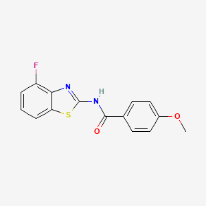 N-(4-fluorobenzo[d]thiazol-2-yl)-4-methoxybenzamide