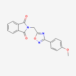 2-{[3-(4-methoxyphenyl)-1,2,4-oxadiazol-5-yl]methyl}-1H-isoindole-1,3(2H)-dione