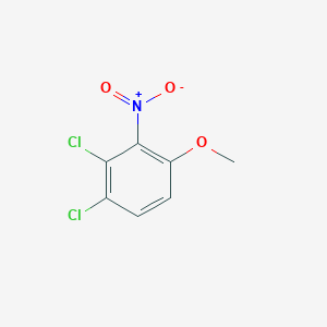 molecular formula C7H5Cl2NO3 B2492322 1,2-Dichloro-4-methoxy-3-nitrobenzene CAS No. 1806275-40-0
