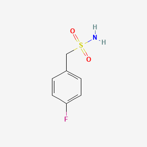 molecular formula C7H8FNO2S B2492348 (4-Fluorophenyl)methanesulfonamide CAS No. 500108-01-0