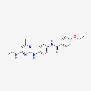 4-ethoxy-N-(4-((4-(ethylamino)-6-methylpyrimidin-2-yl)amino)phenyl)benzamide