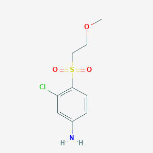 3-Chloro-4-((2-methoxyethyl)sulfonyl)aniline