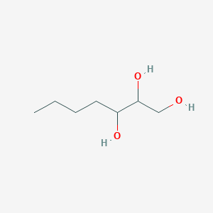 molecular formula C7H16O3 B024924 1,2,3-Heptanetriol CAS No. 103404-57-5
