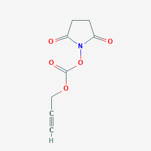 molecular formula C8H7NO5 B2492430 N-(Propargyloxycarbonyloxy)succinimide CAS No. 484064-96-2