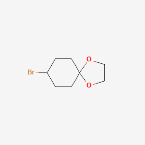 molecular formula C8H13BrO2 B2492470 8-溴-1,4-二氧杂螺[4.5]癸烷 CAS No. 68278-51-3
