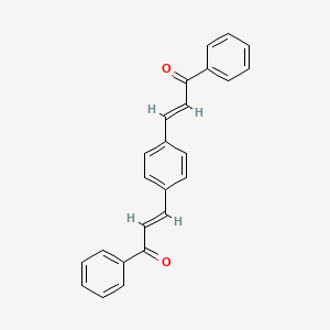 molecular formula C24H18O2 B2492473 3,3''-(1,4-Phenylene)diacrylophenone CAS No. 24915-93-3
