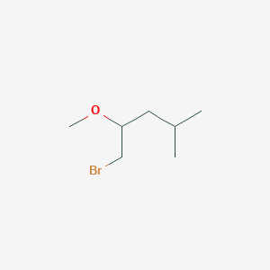 1-Bromo-2-methoxy-4-methylpentane