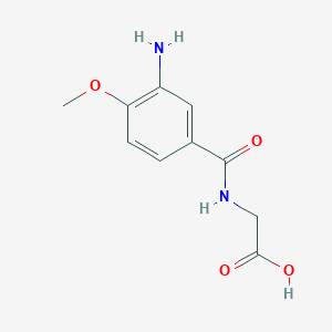 2-(3-Amino-4-methoxybenzamido)acetic acid