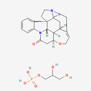 molecular formula C24H31N2O8P B2492792 Strychnine glycerophosphate CAS No. 17140-57-7