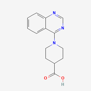 B2492825 1-Quinazolin-4-yl-piperidine-4-carboxylic acid CAS No. 21200-24-8; 685862-10-6