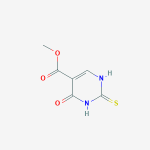 molecular formula C6H6N2O3S B2492857 Methyl 4-oxo-2-thioxo-1,2,3,4-tetrahydropyrimidine-5-carboxylate CAS No. 344361-97-3