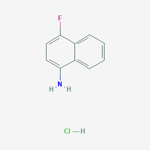 molecular formula C10H9ClFN B2492881 1-Amino-4-fluoronaphthalene Hydrochloride CAS No. 438-26-6