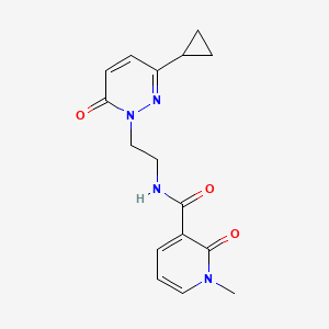 N-(2-(3-cyclopropyl-6-oxopyridazin-1(6H)-yl)ethyl)-1-methyl-2-oxo-1,2-dihydropyridine-3-carboxamide