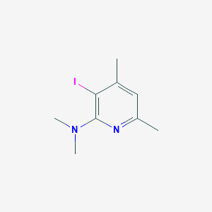 3-iodo-N,N,4,6-tetramethylpyridin-2-amine