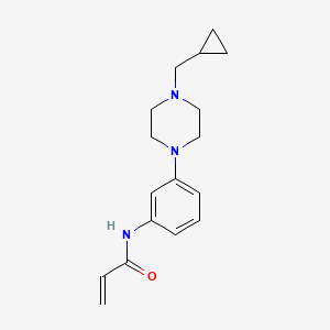 N-[3-[4-(Cyclopropylmethyl)piperazin-1-yl]phenyl]prop-2-enamide