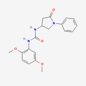 1-(2,5-Dimethoxyphenyl)-3-(5-oxo-1-phenylpyrrolidin-3-yl)urea