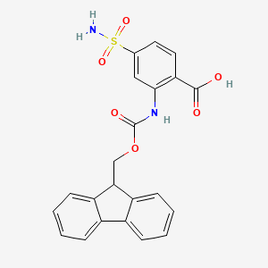 2-(9H-Fluoren-9-ylmethoxycarbonylamino)-4-sulfamoylbenzoic acid