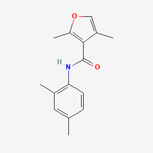 molecular formula C15H17NO2 B2492918 N-(2,4-dimethylphenyl)-2,4-dimethylfuran-3-carboxamide CAS No. 54110-60-0